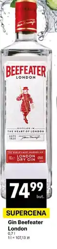 Delikatesy Centrum Gin Beefeater London oferta