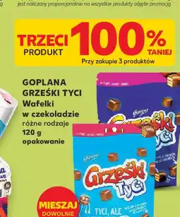 Kaufland Goplana Grześki Tyci Wafelki w czekoladzie oferta