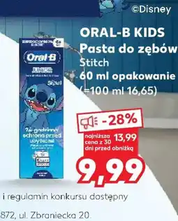 Kaufland Oral-B Kids Pasta do zębów Stitch oferta
