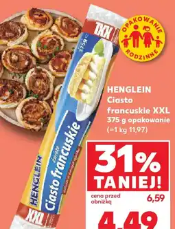 Kaufland Henglein Ciasto francuskie XXL oferta