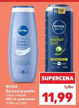 Kaufland Nivea Żel pod prysznic oferta