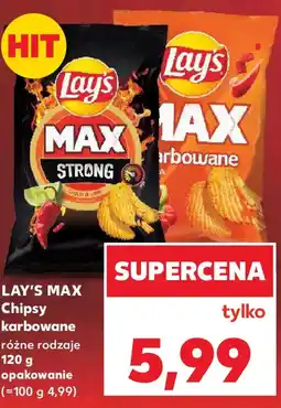 Kaufland Lays Max Chipsy karbowane oferta
