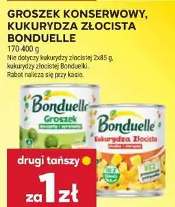 Stokrotka Market Groszek konserwowy, kukurydza złocista Bonduelle oferta
