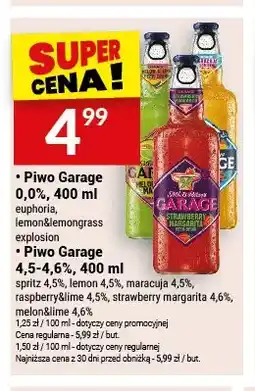 Twój Market Piwo Garage 4.5-4.6% lemon 4.5% oferta