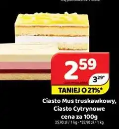 Delfin Ciasto Mus truskawkowy oferta