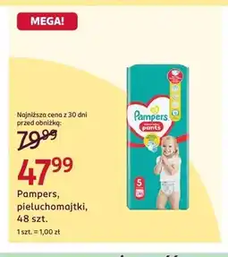 Rossmann Pieluchomajtki Pampers oferta