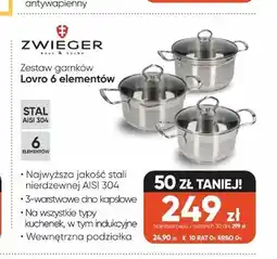 Max Elektro Zestaw garnków ZWIEGER Lovro 6 elementów oferta