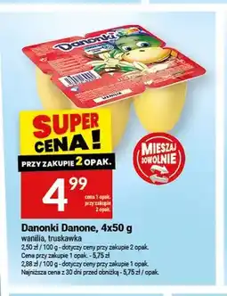 Twój Market Danonki truskawka 4-pak oferta