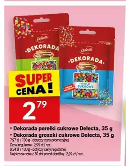 Twój Market Dekorada groszki cukrowe Delecta oferta