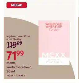 Rossmann Woda toaletowa Mexx oferta