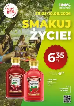 Duży Ben Wódka smakowa ABSOLWENT Wiśnia 23% oferta