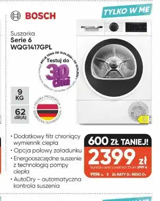 Max Elektro Suszarka BOSCH Serie 6 WQG1417GPL oferta