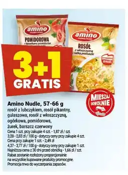 Twój Market Nudle Amino rosół pikantny oferta