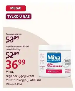 Rossmann Regenerujący krem multifunkcyjny Mixa Urea Cica Repair+ oferta