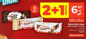 Dealz Batony Kinder Bueno White 3-pak oferta