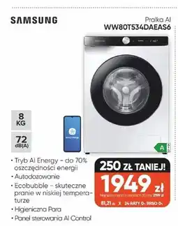 Max Elektro Pralka AI SAMSUNG WW80T534DAEAS6 oferta