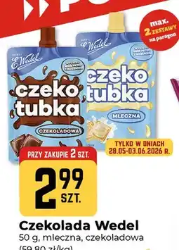 Społem Częstochowa Czekolada E.Wedel Czekotubka mleczna oferta