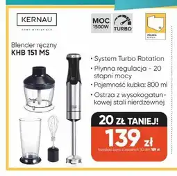 Max Elektro Blender ręczny KERNAU KHB 151 MS oferta