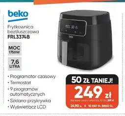 Max Elektro Frytkownica beztłuszczowa beko FRL3374B 1750W oferta