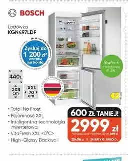 Max Elektro Lodówka BOSCH KGN497LDF oferta