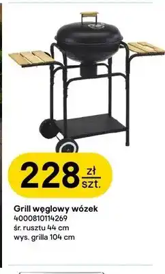 Castorama Grill węglowy wózek śr. rusztu 44cm wys. grilla 104cm oferta