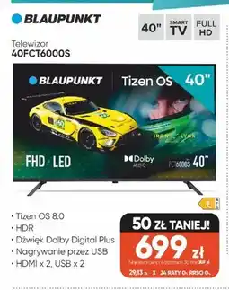 Max Elektro Telewizor BLAUPUNKT 40FCT6000S 40 oferta