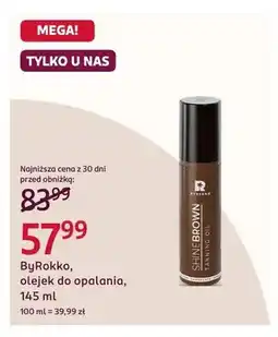 Rossmann Olejek do opalania ByRokko Shine Brown oferta