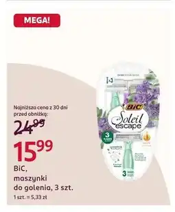 Rossmann Maszynki do golenia BiC Soleil escape oferta