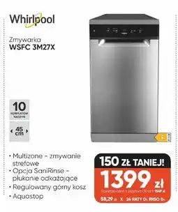 Max Elektro Zmywarka Whirlpool WSFC 3M27X oferta