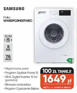 Max Elektro Pralka Samsung WW80FG3M05TWEO oferta