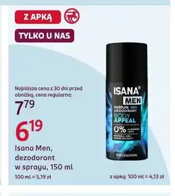 Rossmann Dezodorant w sprayu Isana Men Body Appeal oferta