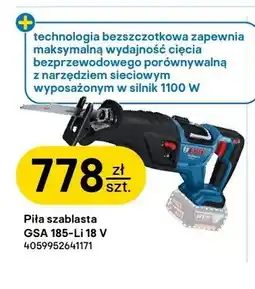 Castorama Piła szablasta BOSCH GSA 185-Li 18V oferta