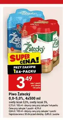 Twój Market Piwo Žatecký 5,0% svetly lezak 4-pak oferta