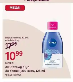 Rossmann Dwufazowy płyn do demakijażu oczu Nivea oferta