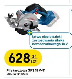 Castorama Piła tarczowa BOSCH GKS 18V-51 oferta