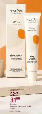Rossmann Krem do twarzy na dzień codzienny SPF 50 Resibo daywatch oferta