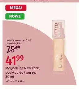 Rossmann Podkład do twarzy Maybelline New York oferta