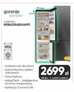 Max Elektro Lodówka Gorenje NRB620E6BX4WFE oferta