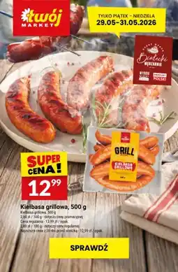 Twój Market Kiełbasa grillowa Białecki oferta