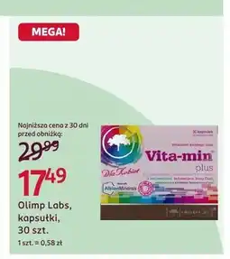 Rossmann Kapsułki Vita-min plus Olimp Labs oferta