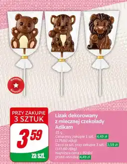 Dino Lizak dekorowany z mlecznej czekolady Adikamp oferta
