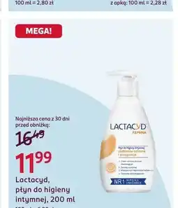 Rossmann Płyn do higieny intymnej Lactacyd Femina oferta