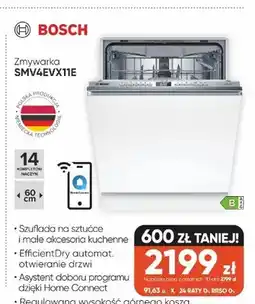 Max Elektro Zmywarka Bosch SMV4EVX11E oferta
