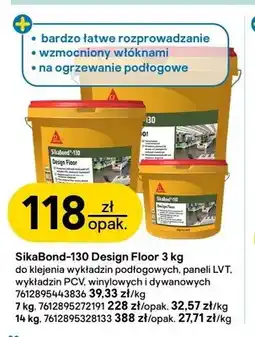 Castorama Klej do wykładzin podłogowych SikaBond-130 Design Floor oferta