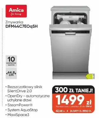 Max Elektro Zmywarka Amica DFM44C7EOqSH oferta