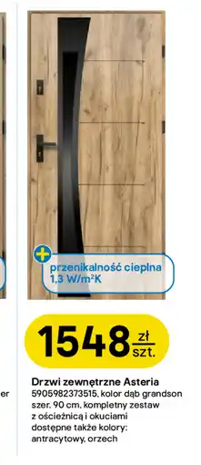 Castorama Drzwi zewnętrzne Orzech oferta