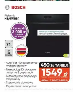 Max Elektro Piekarnik BOSCH HBA571BB4 oferta