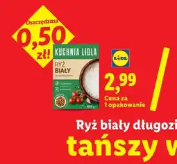 Lidl Ryż z biały długoziarnisty oferta