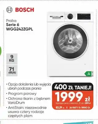 Max Elektro Pralka BOSCH Serie 6 WGG242ZGPL oferta