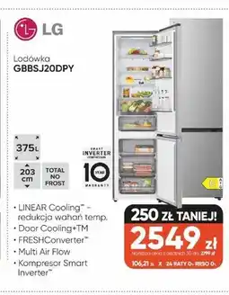 Max Elektro Lodówka LG GBBSJ20DPY oferta